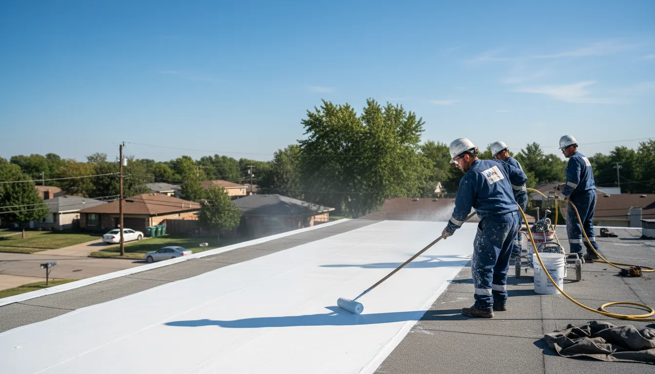 Commercial roof coating in Highwood, IL near me